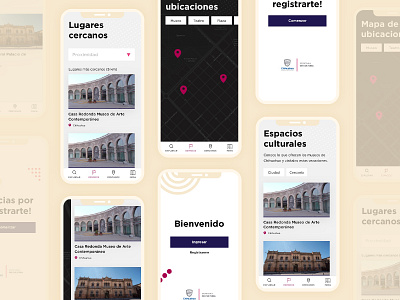 Secretaría de Cultura | App app app design culture design government identity ministry ui ux visual design