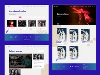 Secretaría de Cultura | Website (2) branding concept culture design government ministry ui ux web web design