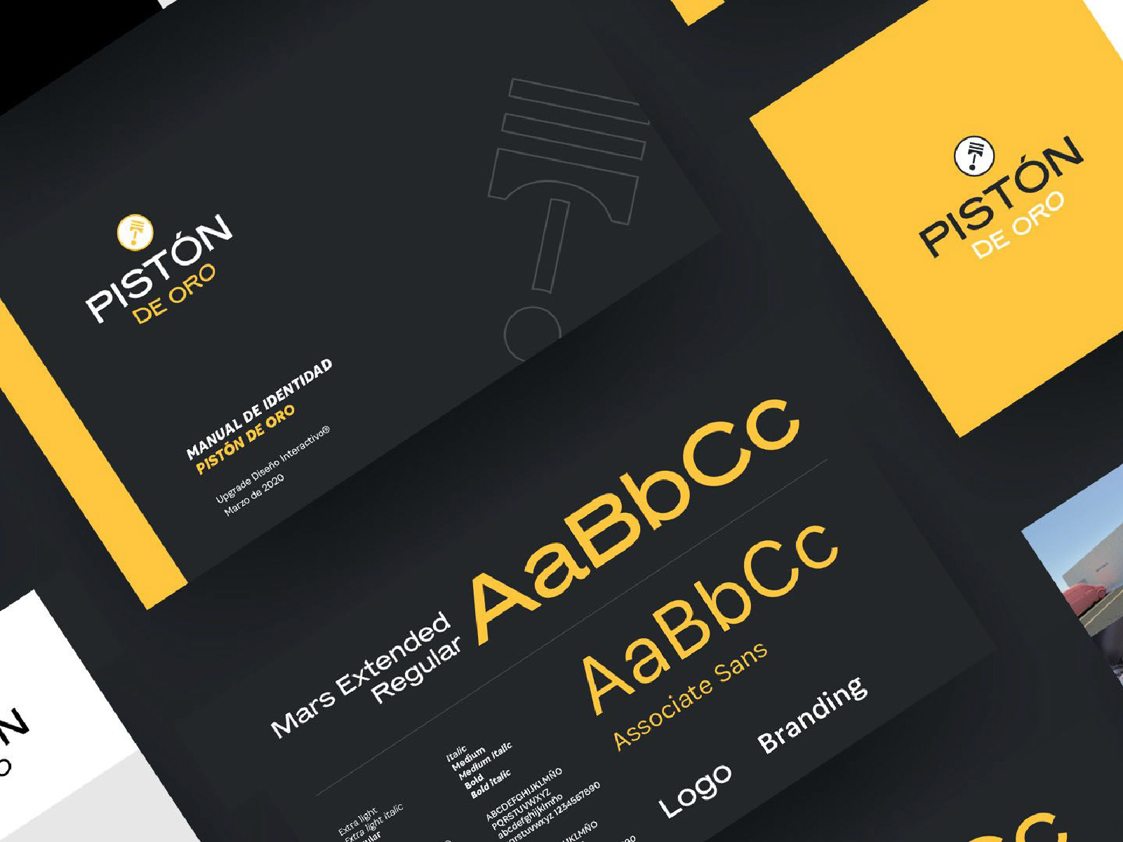 Pistón de Oro Branding (2) by Alberto Chávez on Dribbble