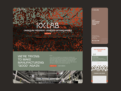 KX·LAB apparel design graphic design knit manufacturing mobile technology ui user experience web web design