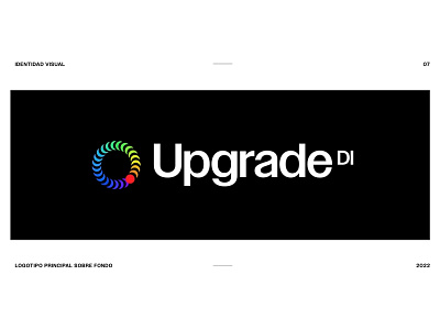 Upgrade DI® branding design development graphic design identidad identity logo logotipo upgrade web