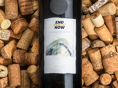 End Polio Now | Branding alcohol brand drink etiqueta label packaging vino wine