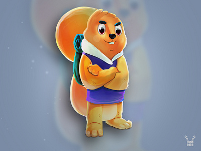 Big brother Squirrel big squirrel big squirrel character character characterdesign design game game art gamedesign illustration mohamadbeheshtirad squirrel squirrel character ui