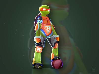 Roboluck character character design characterdesign design game game art gamedesign illustration mohamadbeheshtirad tmnt turtle ui