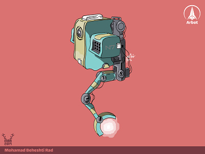 Rocket Launcher character characterdesign design gamedesign illustration mohamadbeheshtirad robot