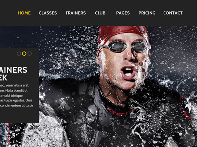 Fitness center premium retina psd