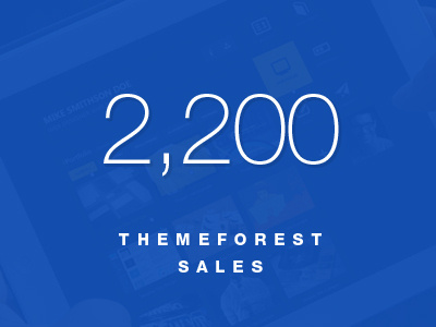 Themeforest Sales blue coralix coralixthemes profile sales templates themeforest themes tone of sales