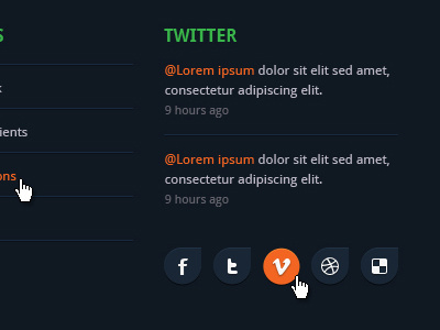9studio footer social