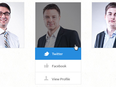 Adeline | Multipurpose PSD - Team Social Icons corporative psd social team template twitter white