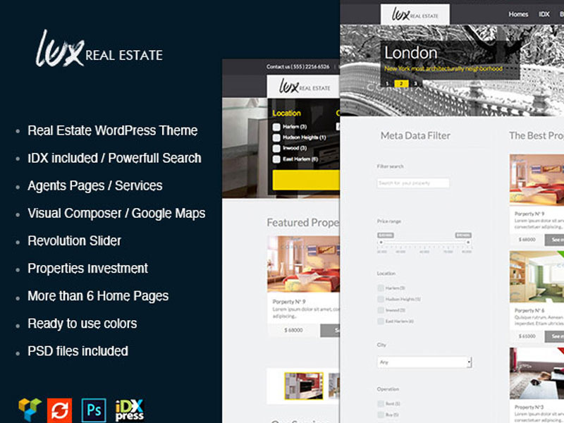 Real Estate Wordpress Theme And Single Property Real Estate By