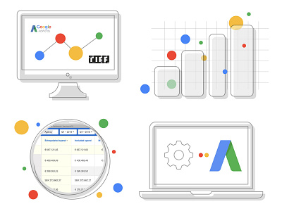 Google AdWords Dashboard App Icons