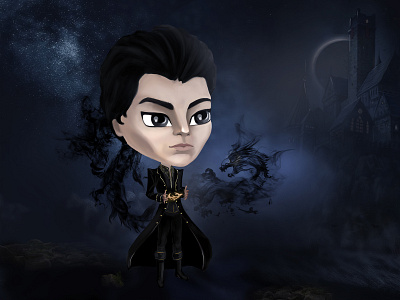 The Darkling 2d 2d art art artwork book book art chibi fanart illustration photoshop wacom