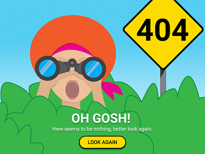 Daily UI Design Challenge- #008 404 page 404 page daily ui illustration