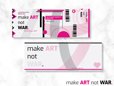 Ticket design art art exhibition artistic design graphic design print design ticket