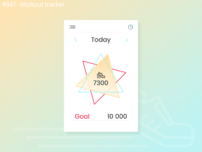 Daily UI Design Challenge- #041 Workout tracker