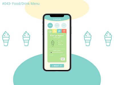 Daily UI Design Challenge- #043 Food/Drink Menu