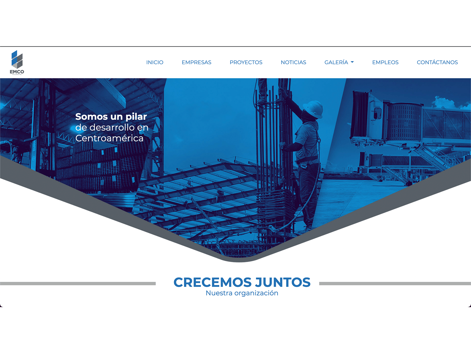 Website Grupo EMCO Holding by Ricardo Madrid on Dribbble