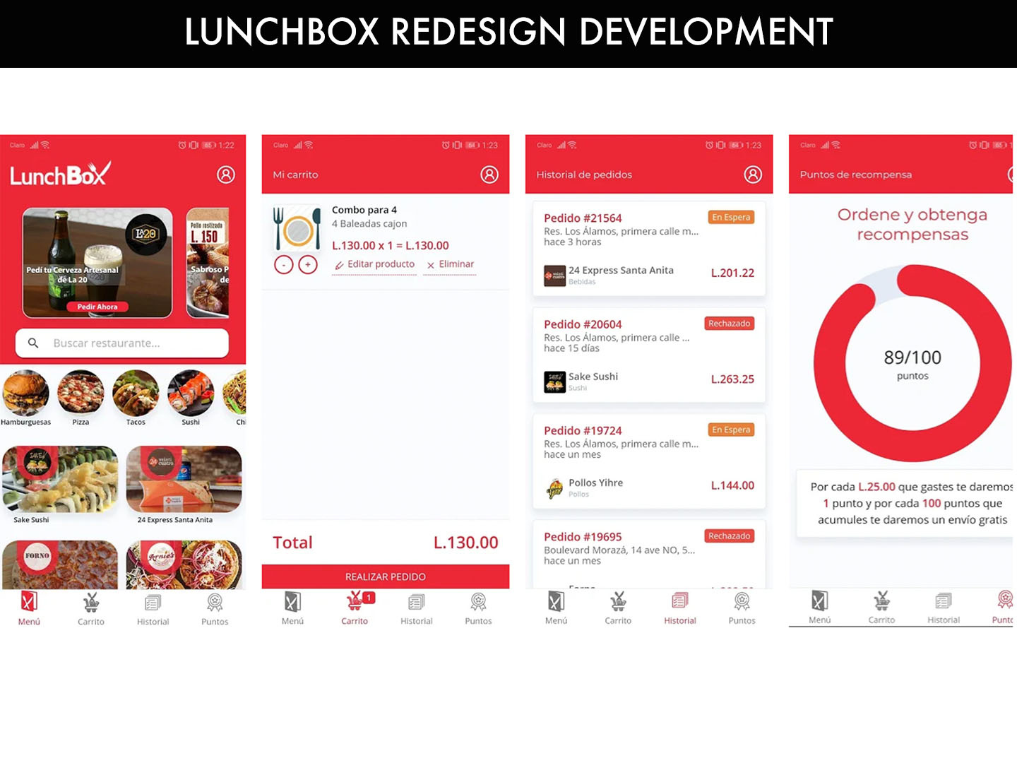 LunchBoxApp by Ricardo Madrid on Dribbble