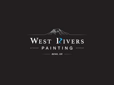 West Rivers Painting T-Shirt Design