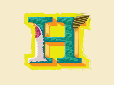 36 Days of Type — H for Hummingbird (ruby-throated)