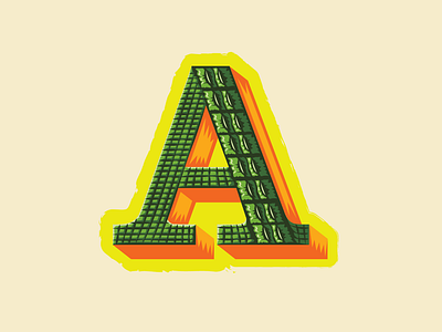 36 Days of Type — A for Alligator