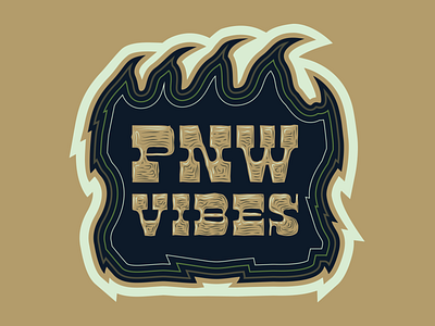 PNW Vibes -- Bear Claw Sticker