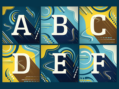 36 Days of Type 2021 -- A through F 36 days of type 36 days of type lettering alphabet branding drawing illustration lettering logo texture type typography ui ux vector
