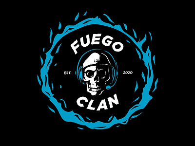Fuego Clan -- Gaming logo branding design drawing gaming icon illustration logo twitch typography ui ux vector
