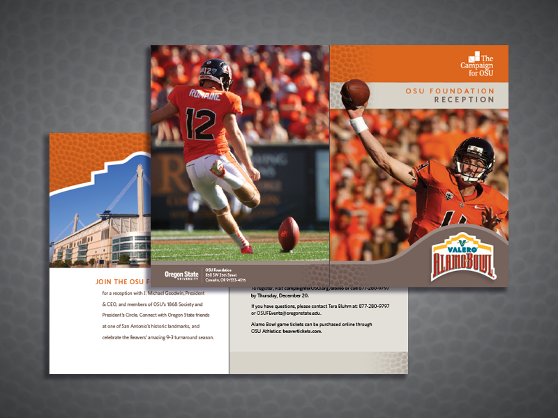 OSU Alamo Bowl Invitation by Alex Burch on Dribbble