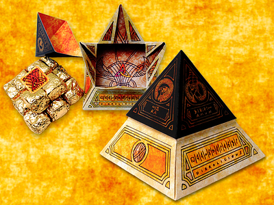 Hierolicious Packaging drawing egypt hieroglyphics identity illustration ireland lines logo logos pyramid symbols texture