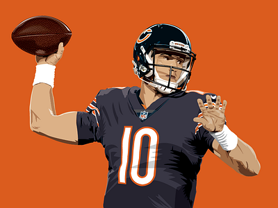 Mitch Trubisky by Alex Burch on Dribbble