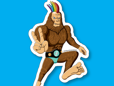 PDX Pride Sasquatch