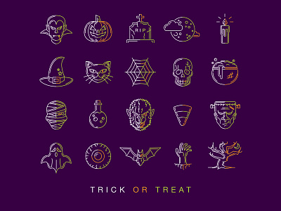 Halloween Icons Poster