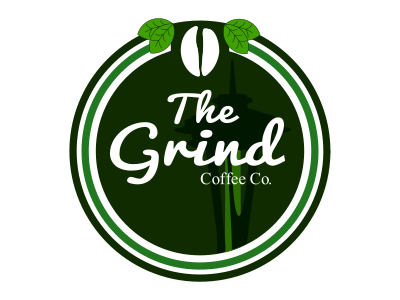 The Grind Coffee Co. brandidentity companylogo freelance graphicdesigner icons inkscape logo logodesigns logos thirtylogos vector vectorillustration