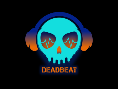 DeadBeat brandidentity companylogo freelance graphicdesigner icons inkscape logo logodesigns logos thirtylogos vector vectorillustration