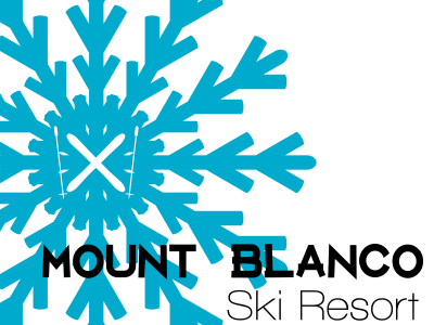 Mount Blanco Ski Resort brandidentity companylogo dailylogochallenge freelance graphicdesigner icons inkscape logo logodesigns logos vector vectorillustration