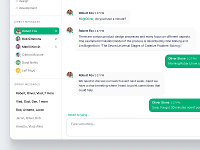 Beam - Open Source Team Communication App chat collaborate input member message saas team text
