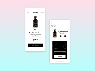 Daily UI Challenge: 058 Shopping Cart