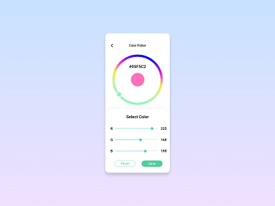 Daily UI Challenge:060 Color Picker