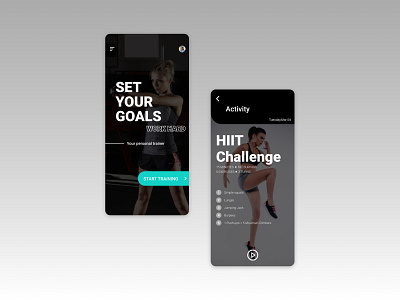 Daily UI Challenge: 062 Workout of the Day app dailyui design icon ui ux web workout of the day