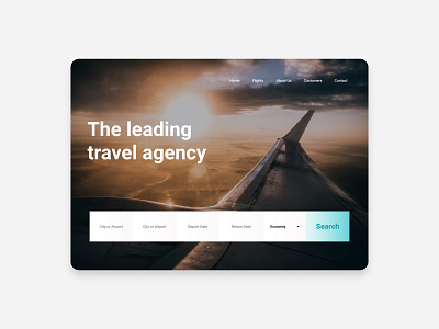 Daily UI Challenge:068 Flight Search