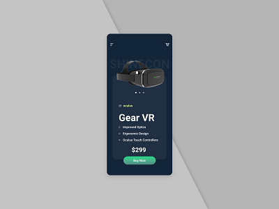 Daily UI Challenge: 073 Visual Reality app branding dailyui design icon ui ux visual reality web website