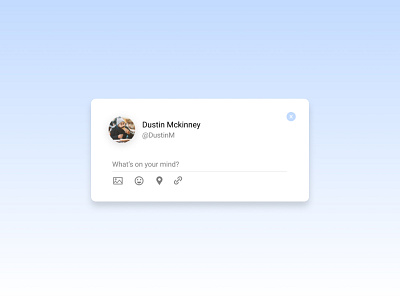 Daily UI Challenge:081 Status Update