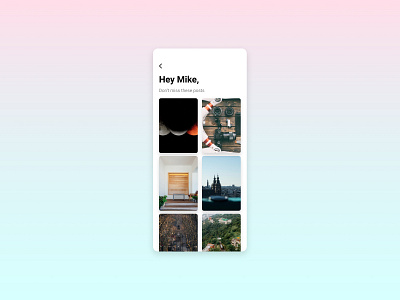 Daily UI Challenge:091 Curated for you