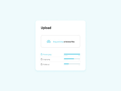 Daily UI Challenge: 031 File Upload app branding dailyui design file upload icon ui ux web website