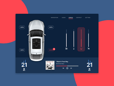Daily UI Challenge: 034 Car Interface app branding car interface dailyui design icon ui ux web website