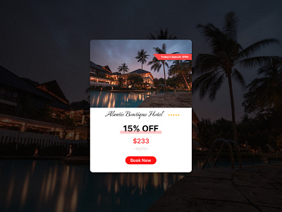 Daily UI Challenge:036 Special Offer