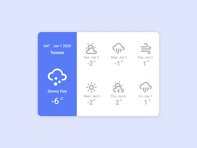 Daily UI Challenge:037 Weather app dailyui design icon ui ux weather web website