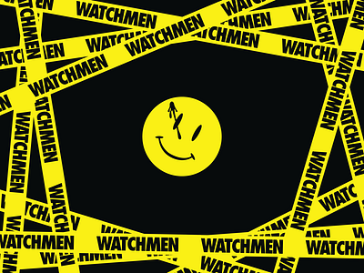 watchmen the comedian adobe illustrator dc comics dccomics design illustration logo movie movies vector watchmen