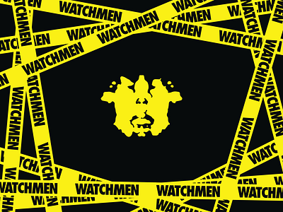 watchmen roshchach adobe illustrator comic comics dc comics dccomics design illustration movie movies vector